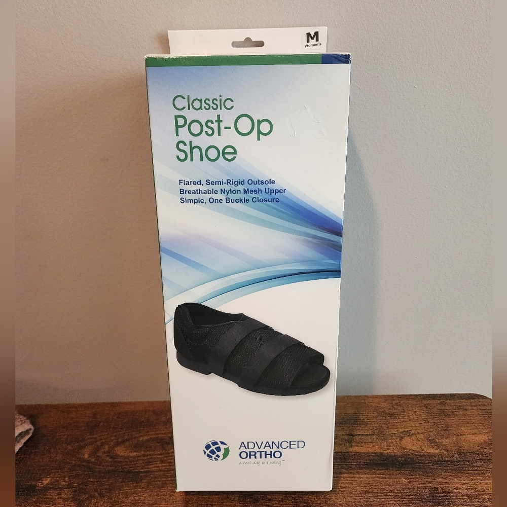 New Advance Ortho Black Post-Op Shoe